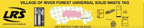 River Forest Solid Waste Tag