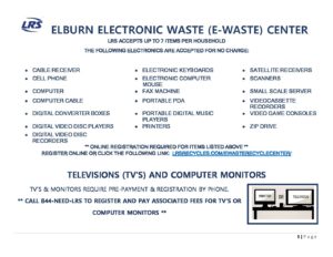 Elburn Electronic Waste Recycling Center