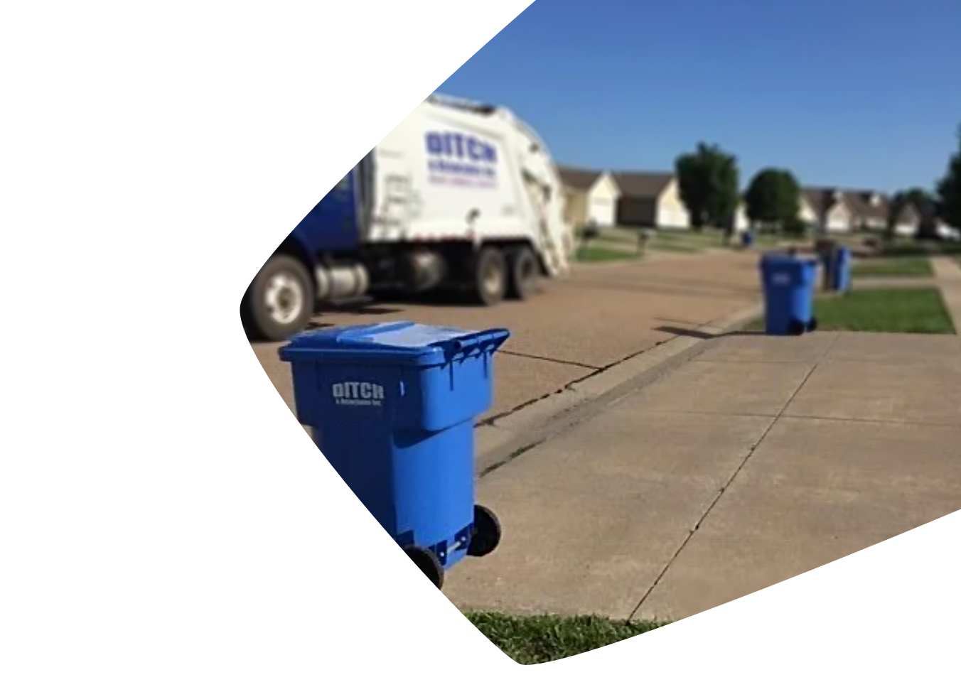 Image of Ditch & Associates INC. garbage truck