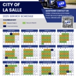 City of La Salle 2025 Service Schedule